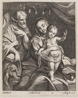 KG 05570
<br/>
Maria en Kind met Hieronymus
<br/>
<em>Hoy, Nikolaus van (1631-1679)</em>